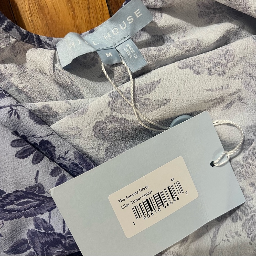 NWT Hill House Simone Dress Lilac Purple Medium - Picture 9 of 9